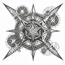 Chaos Star tattoo design idea