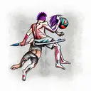 david vs goliath tattoo design idea