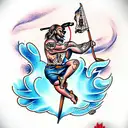 david vs goliath tattoo design idea