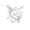 A tatoo that represents a family of 5 tattoo design idea