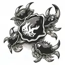 crab rangoon tattoo design idea