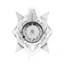 Roman's 8:28 formed with infinity symbol  tattoo design idea