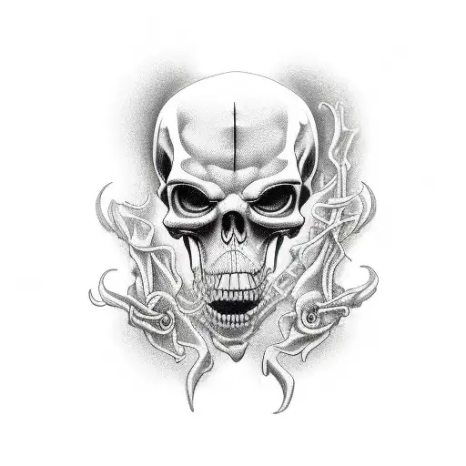 Grim Reaper tattoo design idea