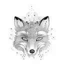 Fox tattoo design idea