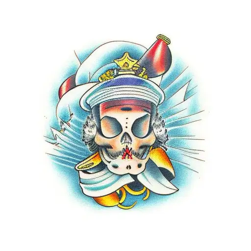 pato de saia tattoo design idea