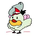 pato de saia tattoo design idea