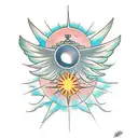 icarus reaching for the sun tattoo design idea