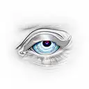 Evil Eye tattoo design idea