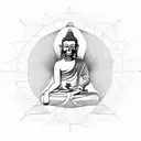 Buddha tattoo design idea