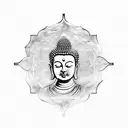 Buddha tattoo design idea