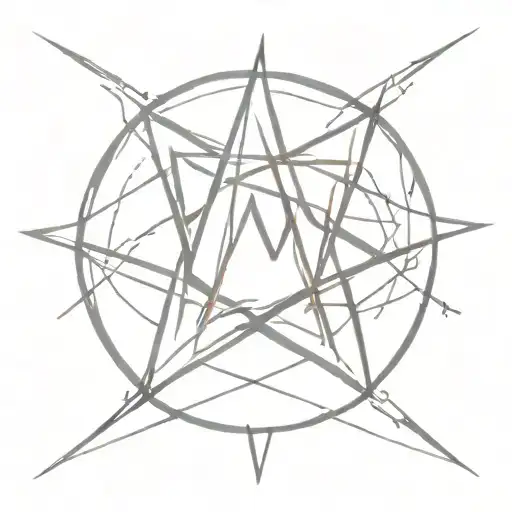 Musical pentagram with the acronym A M C S A minimalist tattoo tattoo design idea