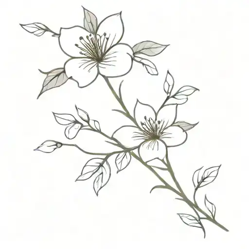 cross tattoo with flowers dainty flower tattoo design idea