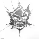 Luffy  tattoo design idea