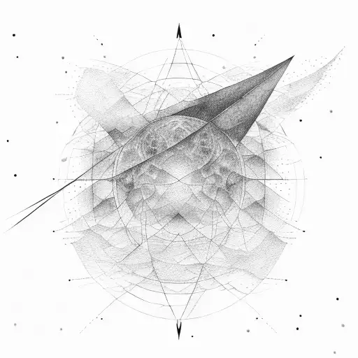 voyager pulsar map tattoo design idea