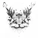 Sanduhr leben und Tod  tattoo design idea