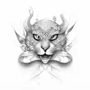 Sanduhr leben und Tod  tattoo design idea