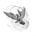 Icarus tattoo design idea