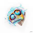 Addiction tattoo design idea