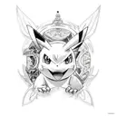 pokemon sleeve  tattoo design idea