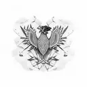 Sydney roosters sleeve tattoo design idea