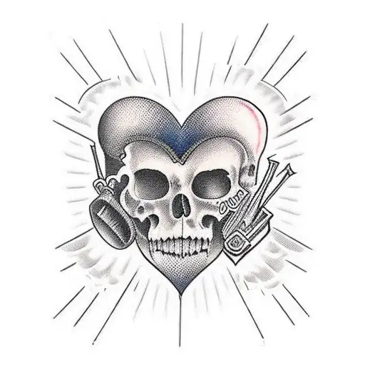 without heart we would be mere machines tattoo design idea