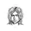 Kurt cobain tattoo design idea