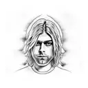 Kurt cobain tattoo design idea