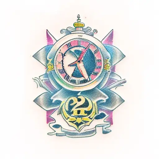 Year 2018 in roman numerals tattoo design idea