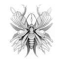 mantis tattoo design idea