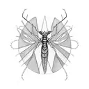 mantis tattoo design idea