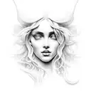 Aphrodite tattoo design idea