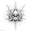 memento mori  tattoo design idea