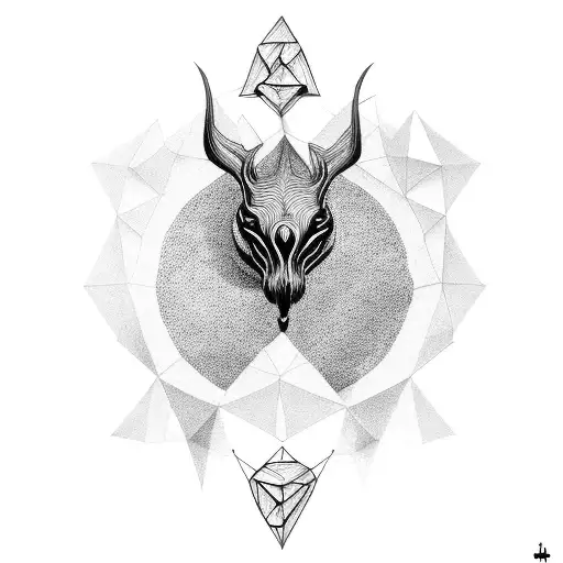 surreal tattoo design idea