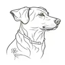 dog memorial tattoo tattoo design idea