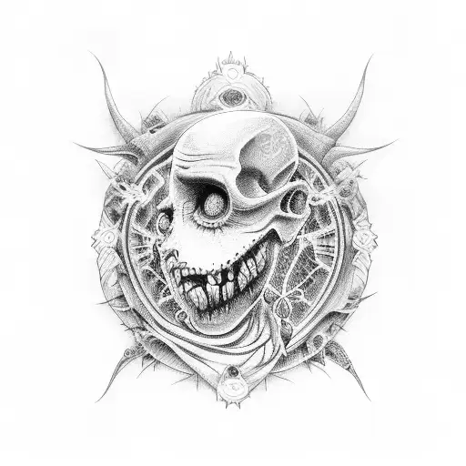 TIM BURTON tattoo design idea