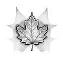 Maple Leaf tattoo design idea