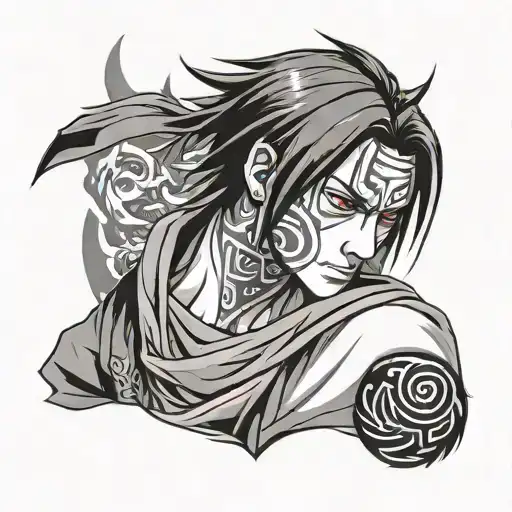 itachi Uchiha cry later tattoo design idea