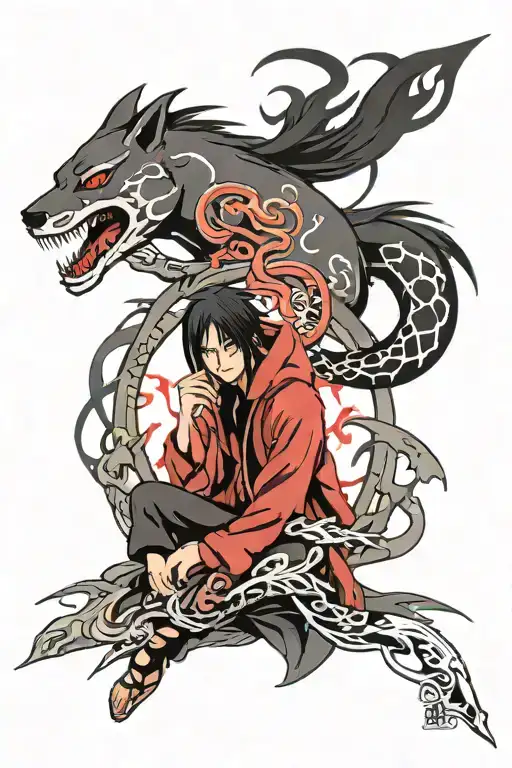 Itachi Uchiha cry later tattoo design idea