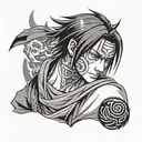 itachi Uchiha cry later tattoo design idea