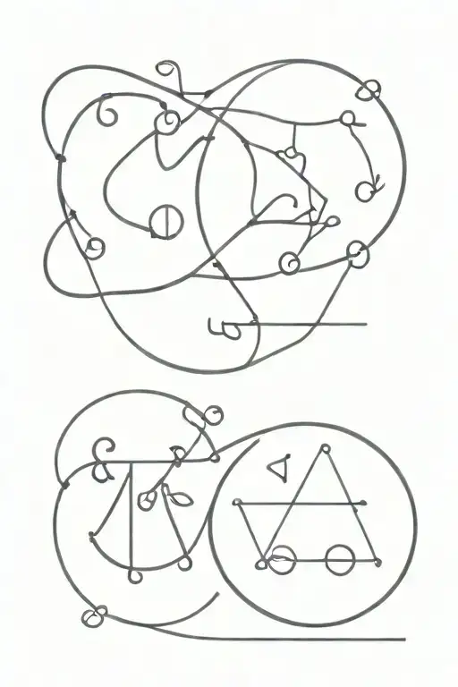 Libra Leo Cancer Taurus together  tattoo design idea