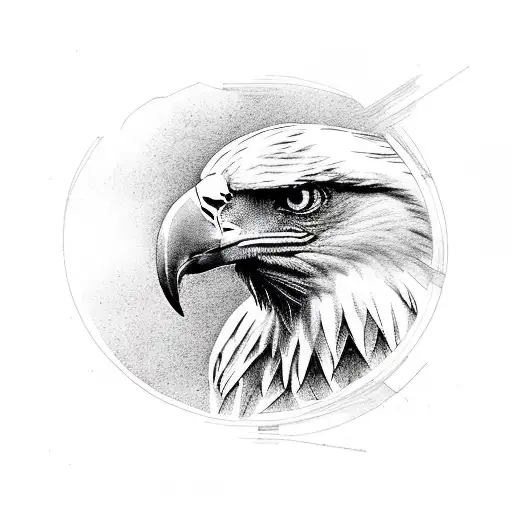 Eagle tattoo design idea