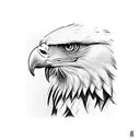 Eagle tattoo design idea