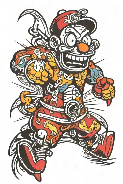 reddy kilowatt tattoo design idea