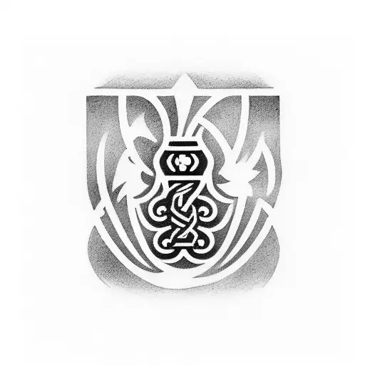 A tattoo of the Copa Libertadores trophy with the years 1999, 2020, and 2021 beneath it tattoo design idea