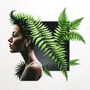 Fern Tree tattoo design idea