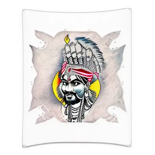 Arm band with indian mythology  tattoo design idea