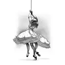 swing dance tattoo design idea