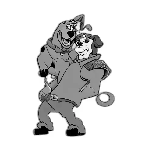 scooby doo tattoo design idea