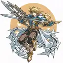 The Legend of Dragoon  tattoo design idea
