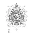 dragon ball z tattoo design idea